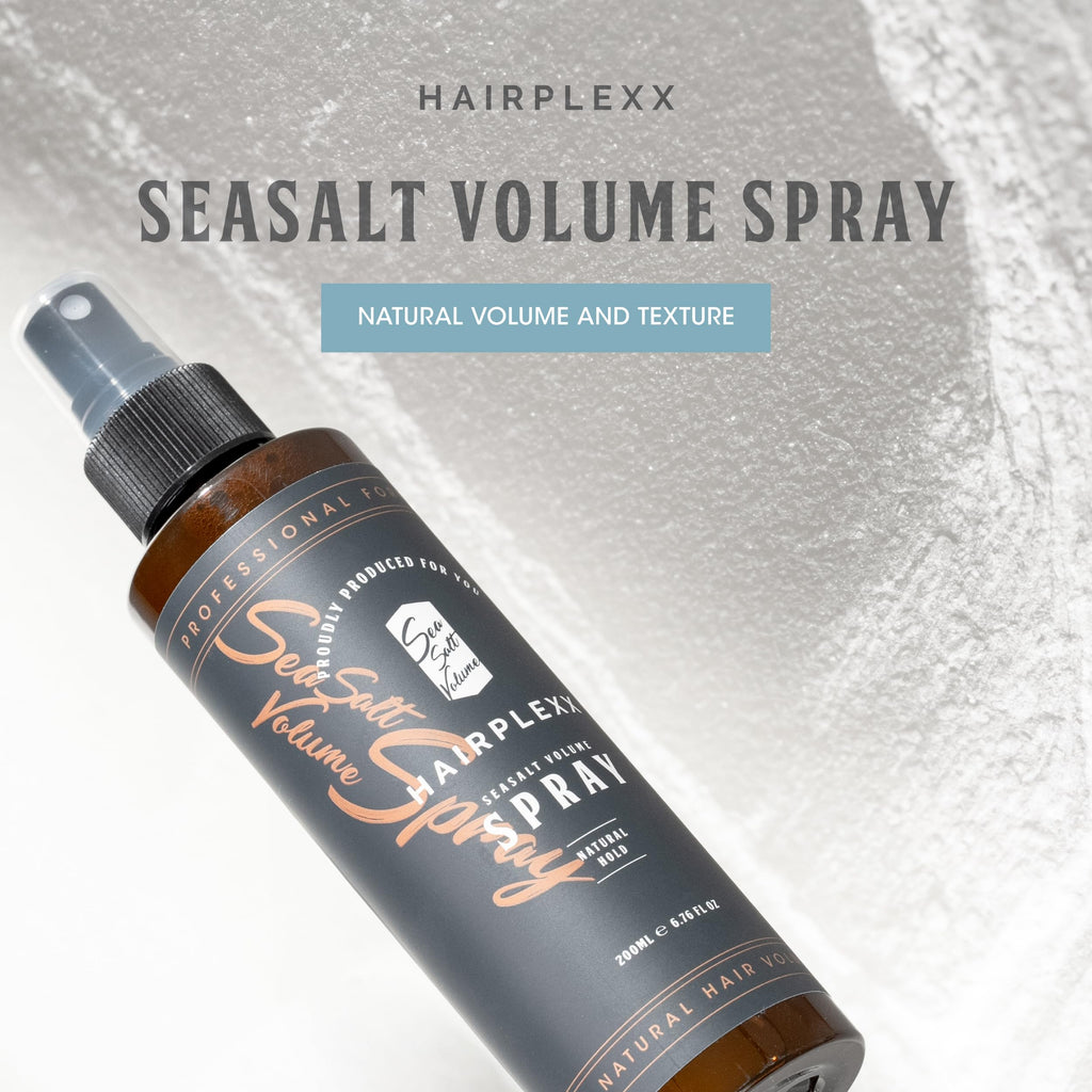 Hairplexx Sea Salt Volume Hair Spray – Natural Thickening, Matte Finish, UV Protection, Paraben Free (6.76 oz, Ocean Fresh)