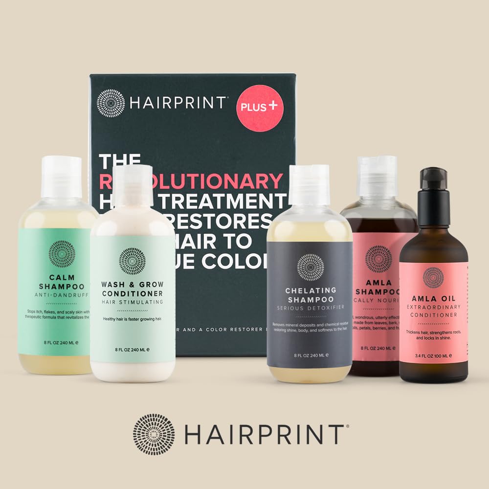 Hairprint Chelating Shampoo | Deep Cleanse for Mineral Build-Up & Hard Water (8 oz)
