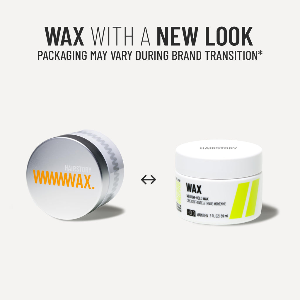 Hairstory Wax – Medium-Hold Hair Styling Wax for All Hair Types | 1.75oz