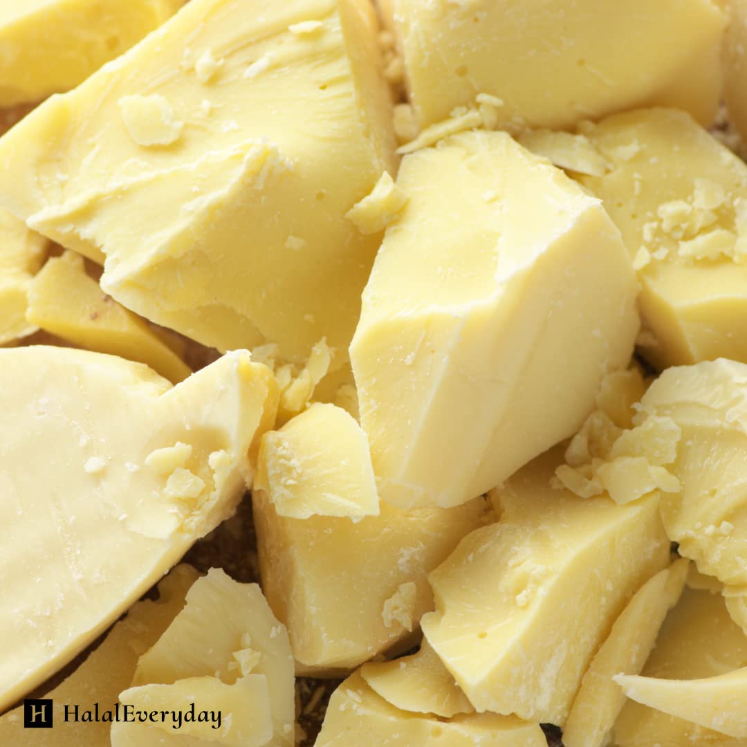 HalalEveryDay 1 Lb Ecuador Cocoa Butter — Pure, Raw & Unprocessed