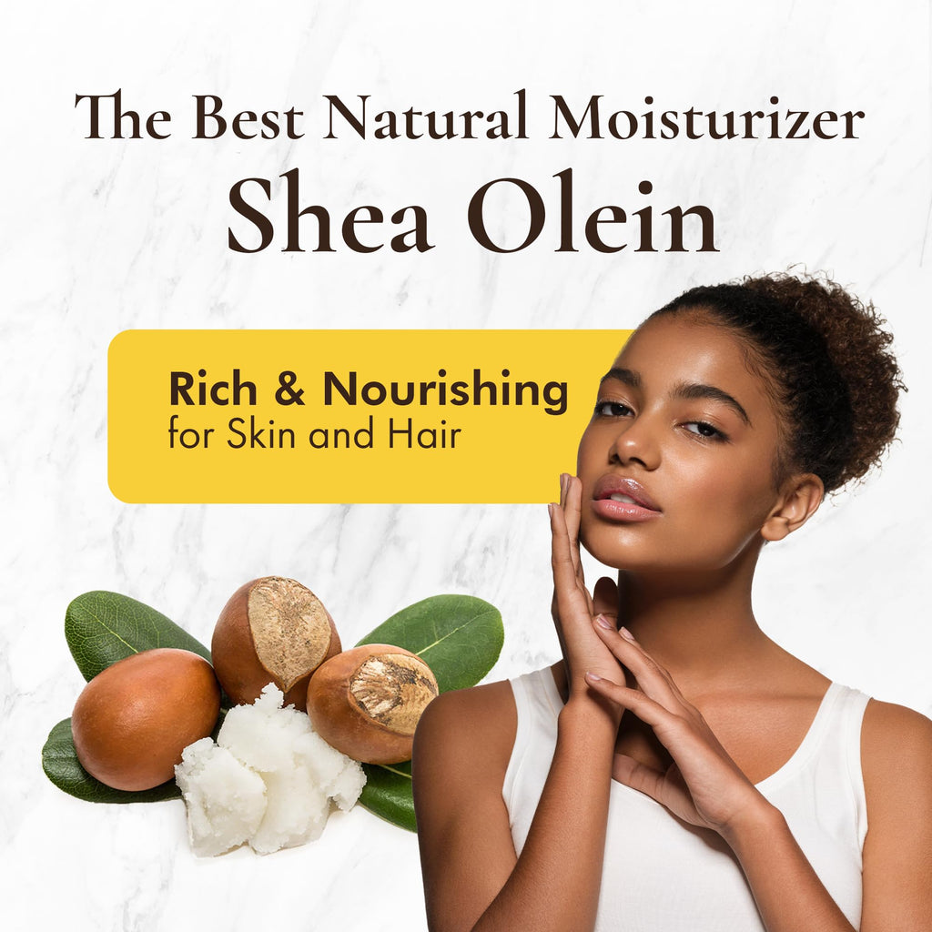 HalalEveryDay Shea Olein 100% Pure Shea Oil – 16oz Cold-Pressed Moisturizing Oil | Halal Certified