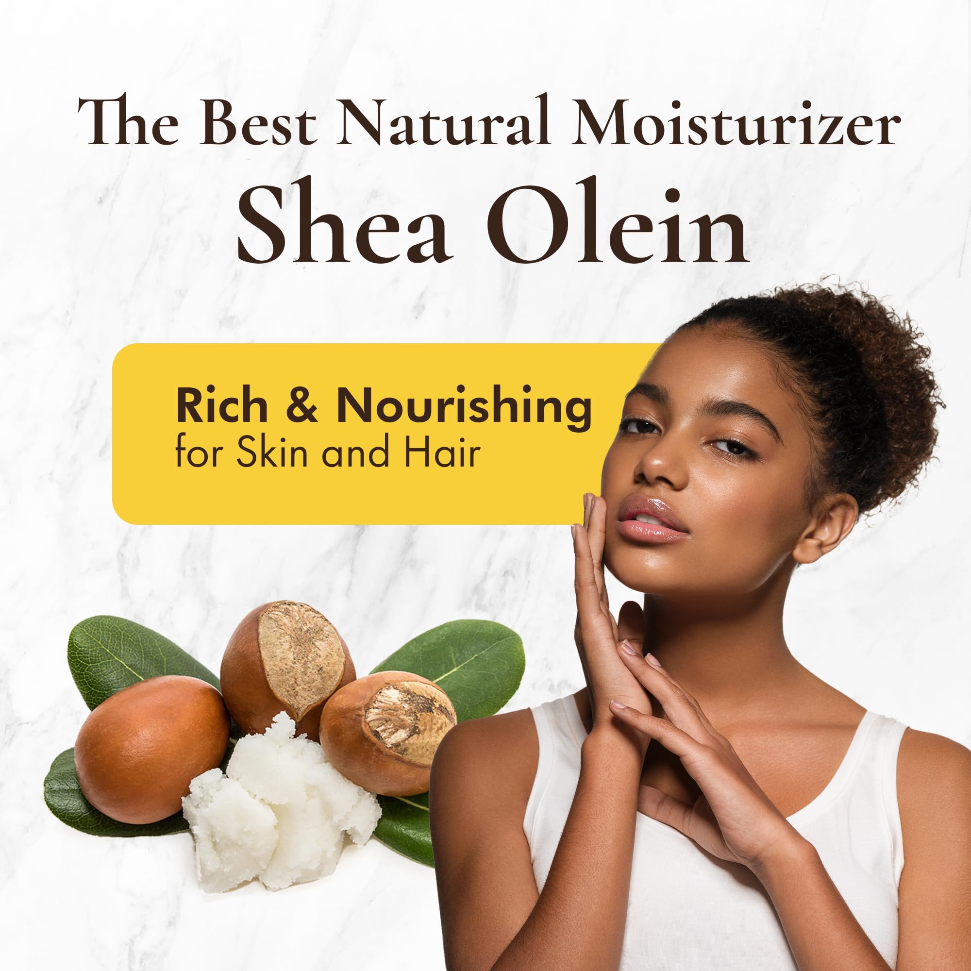 HalalEveryDay Shea Olein 100% Pure Shea Oil – 16oz Cold-Pressed Moisturizing Oil | Halal Certified