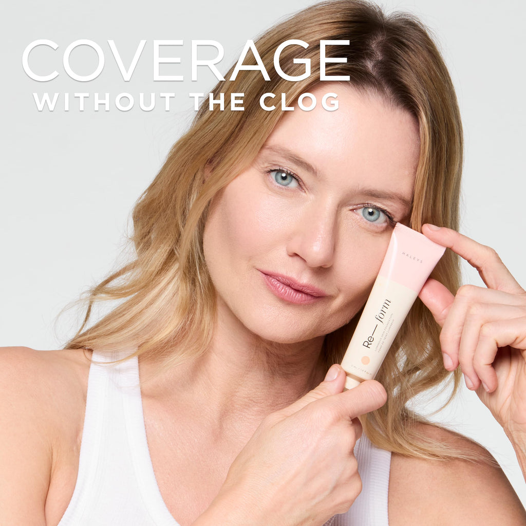 HALEYS Luminous Skin Foundation – Vegan, Cruelty-Free, Fragrance-Free, Oil-Free, Medium-to-Full Coverage