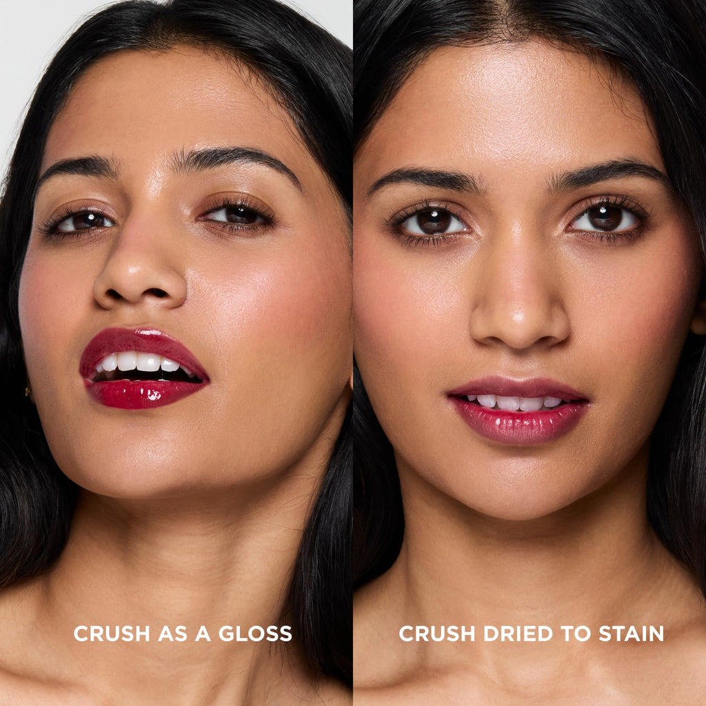 HALEYS Re-dew Lip Gloss to Stain – Hydrating Kiss-Proof Hybrid with Vegan Squalane & Vitamin E (Crush)