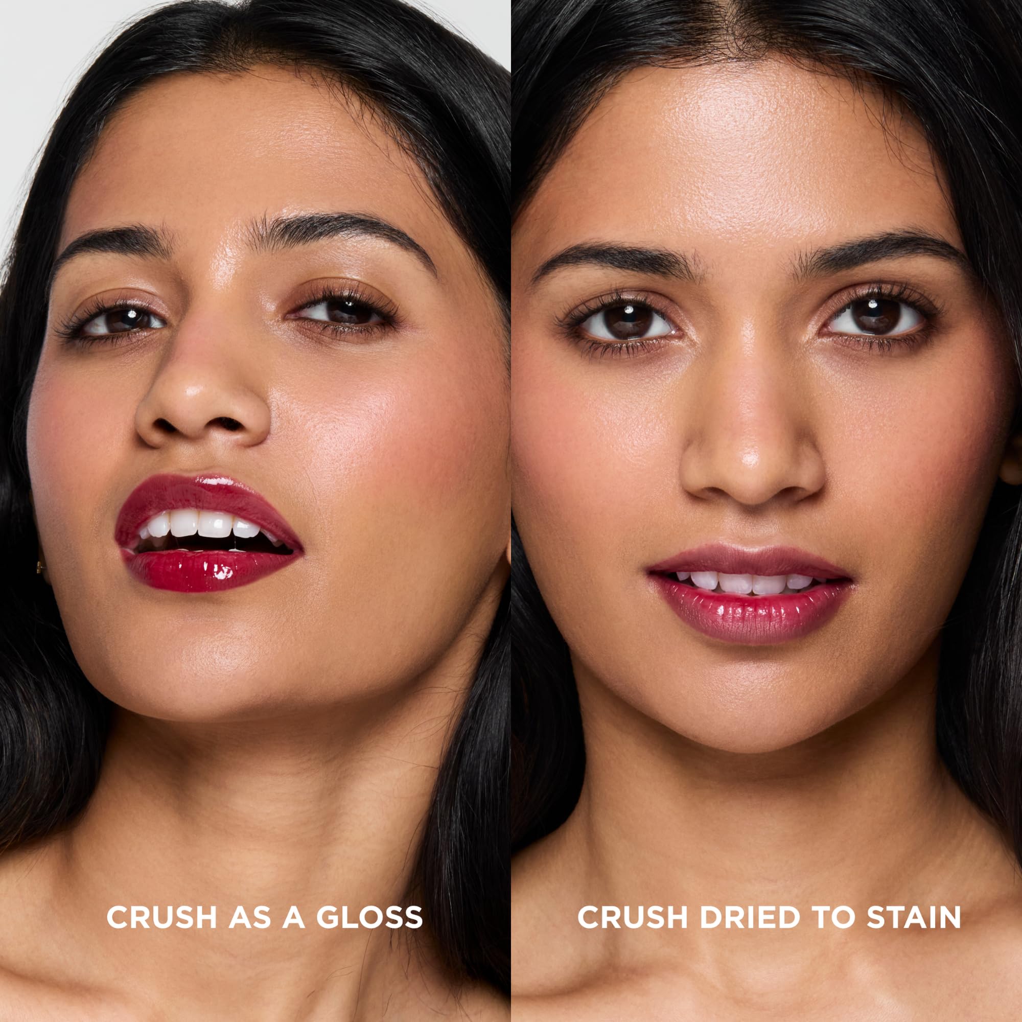 HALEYS Re-dew Lip Gloss to Stain – Hydrating Kiss-Proof Hybrid with Vegan Squalane & Vitamin E (Crush)