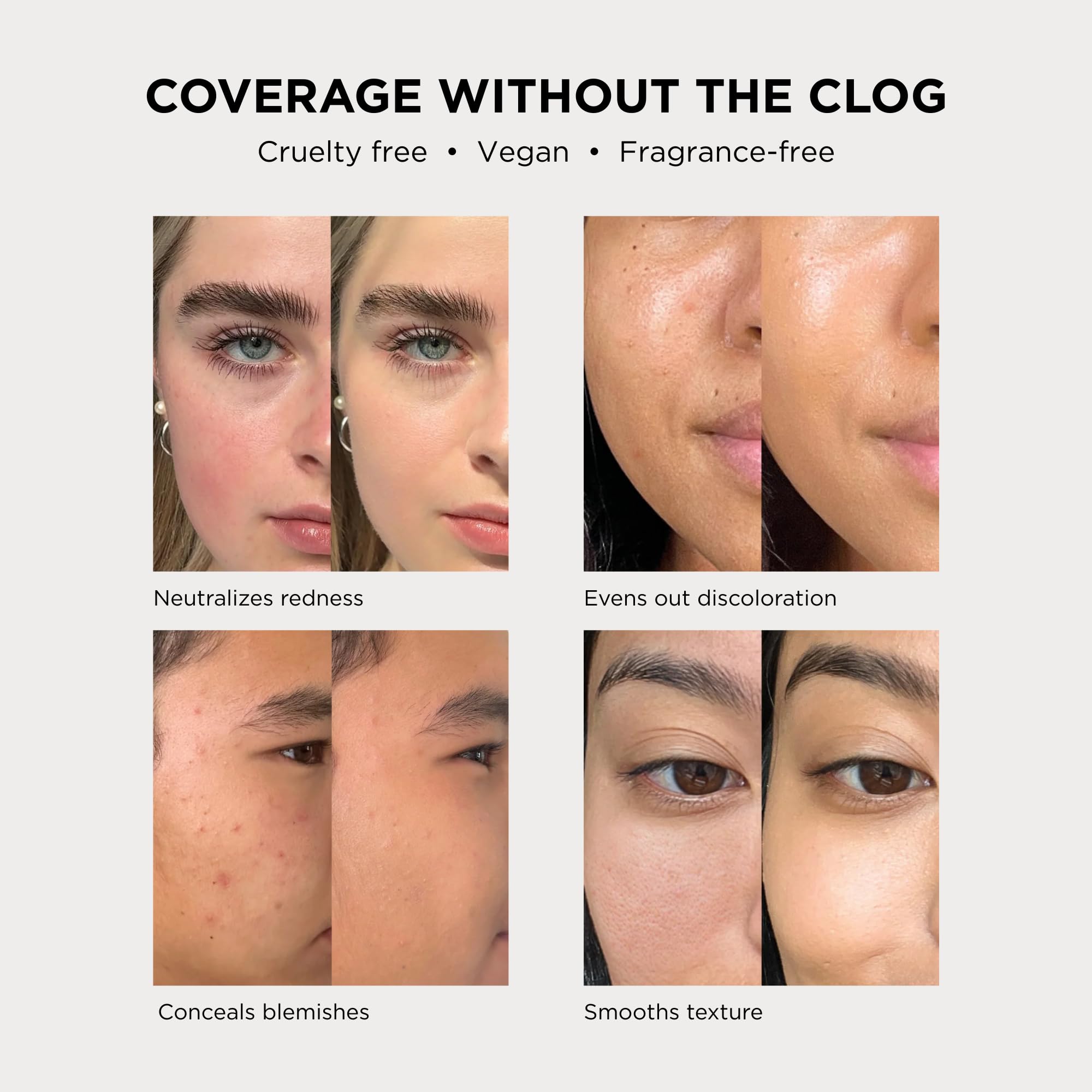 HALEYS Re-form Luminous Skin Foundation 6.5 | Vegan, Cruelty-Free, All-Day Wear
