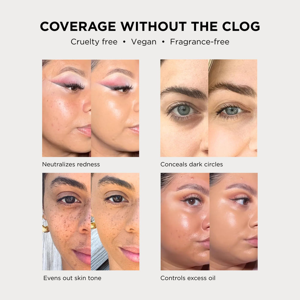 HALEYS Re-set Full Coverage Matte Foundation (2.5) – Vegan, Cruelty-Free, Oil-Free, Long-Wear for Sensitive & Acne-Prone Skin