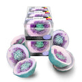Hallu Tropical Beach Geode Bath Bomb – 6 Pack, 85 g Each