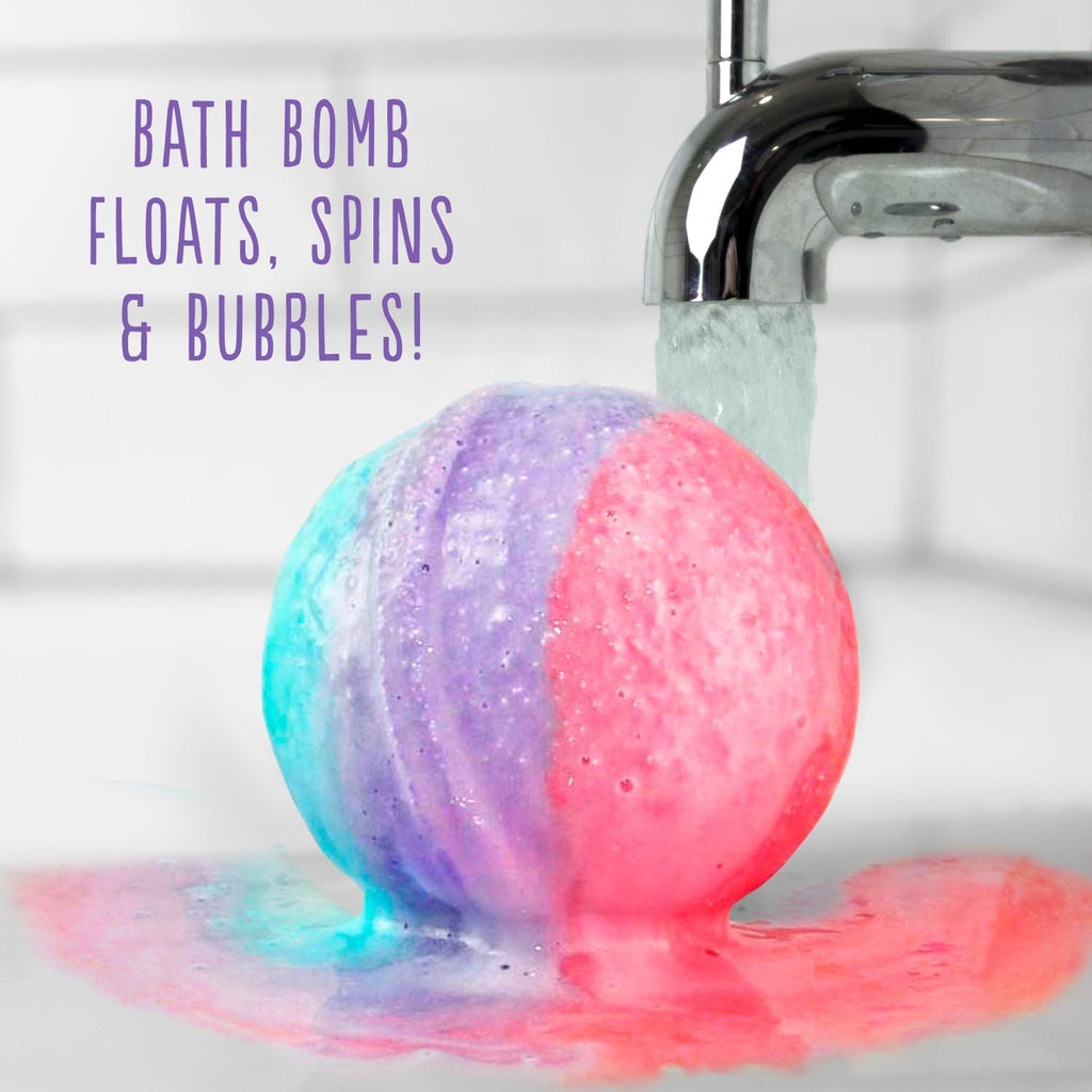 Hallu Unicorn Bath Bomb – Mango Peach & Vanilla, 140 g, 8-pack