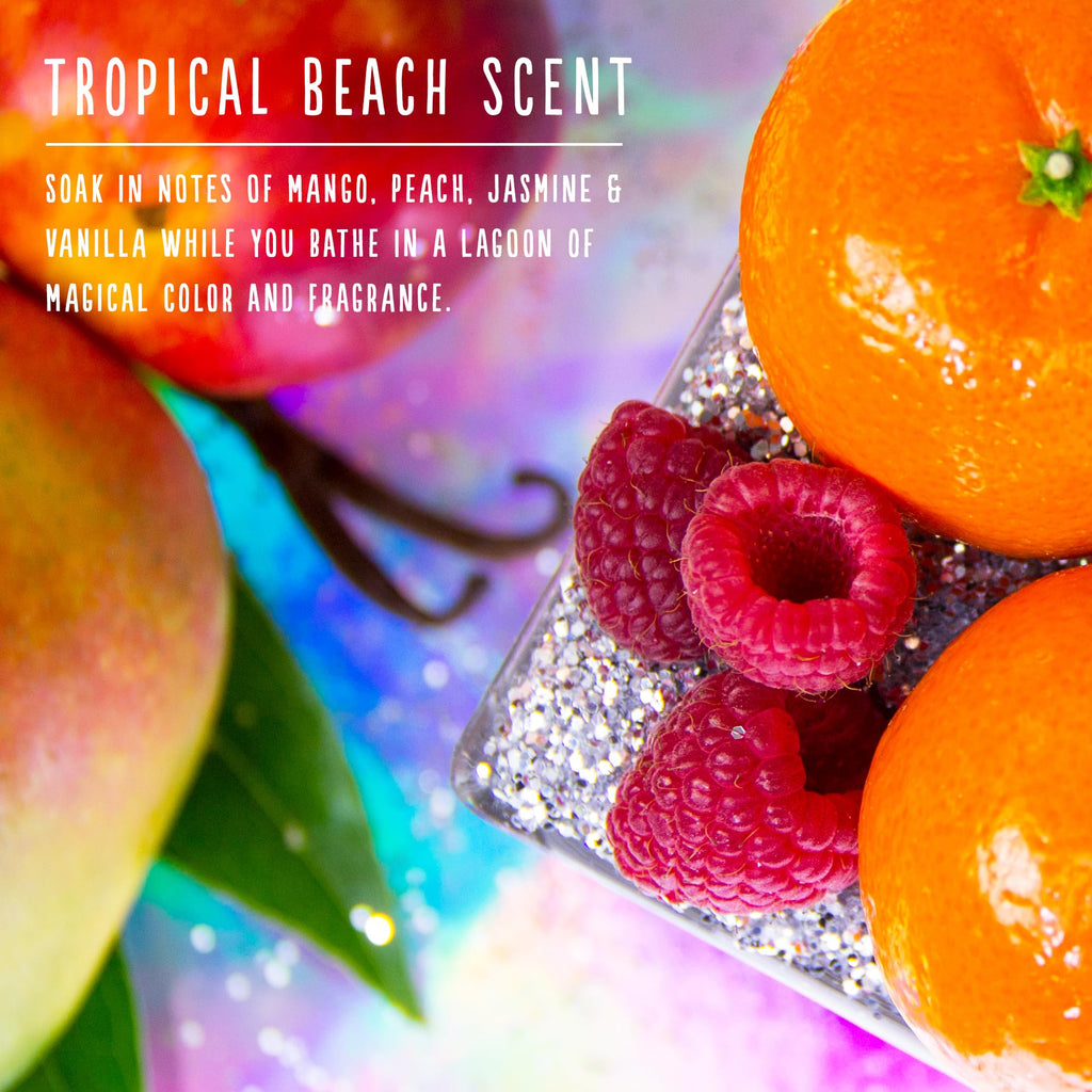 Hallu Unicorn Bath Bomb – Mango Peach & Vanilla, 140 g, 8-pack