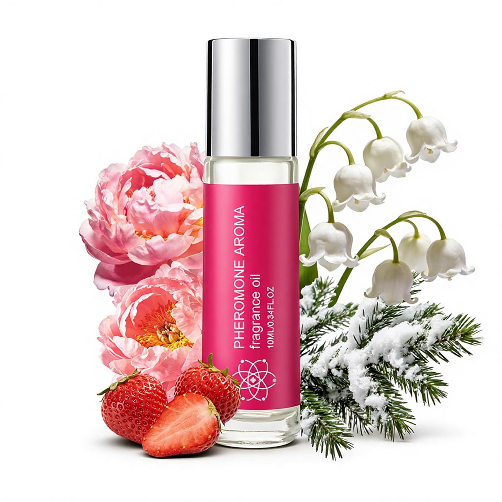 Halonly Perfume for Women - Long-Lasting Roll-On Fragrance (0.34 fl oz) | Fruity Floral Date Night