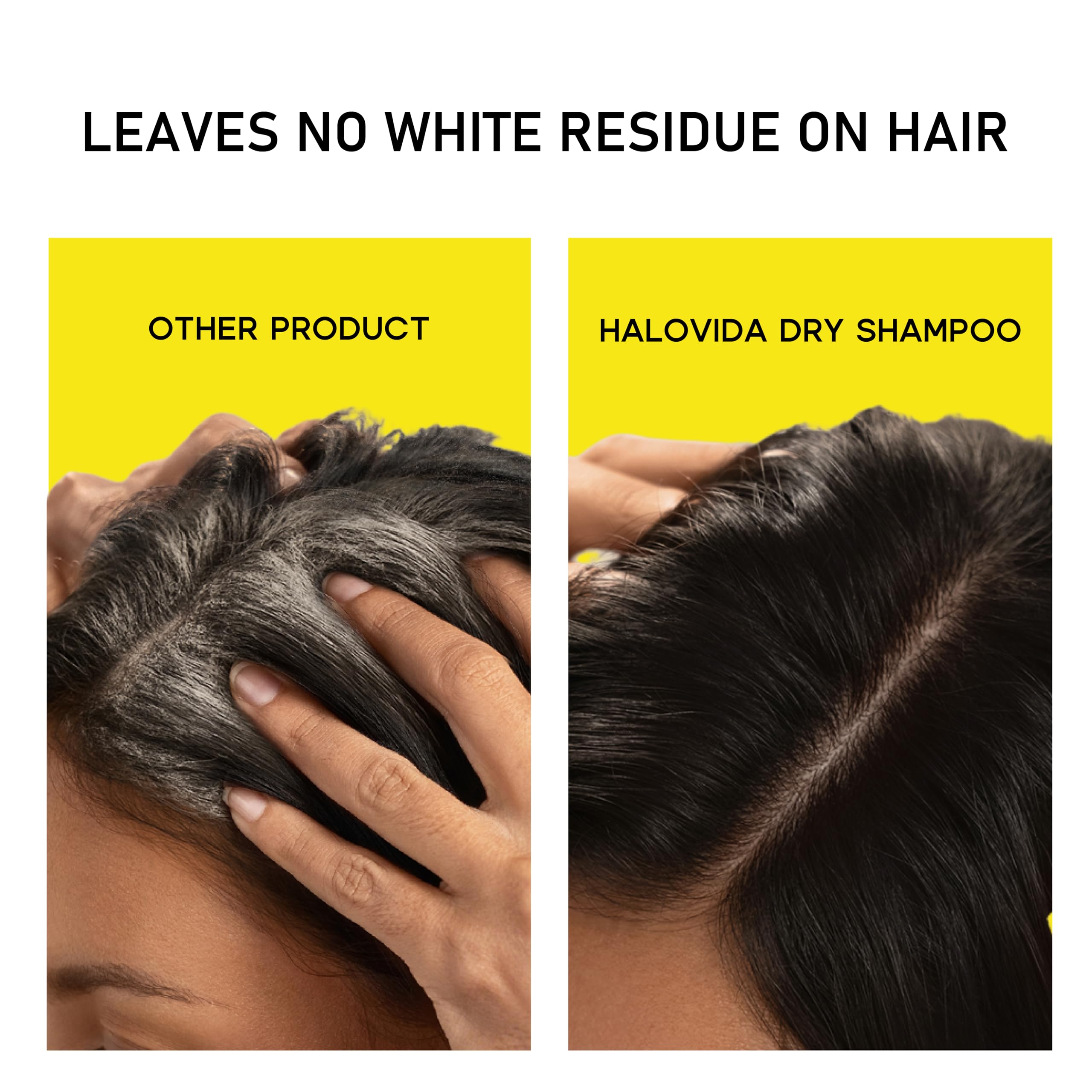 HALOVIDA Dry Shampoo for Women – Invisible Finish, No White Residue, Oil Control & Volume (2 x 5.07 Fl Oz)