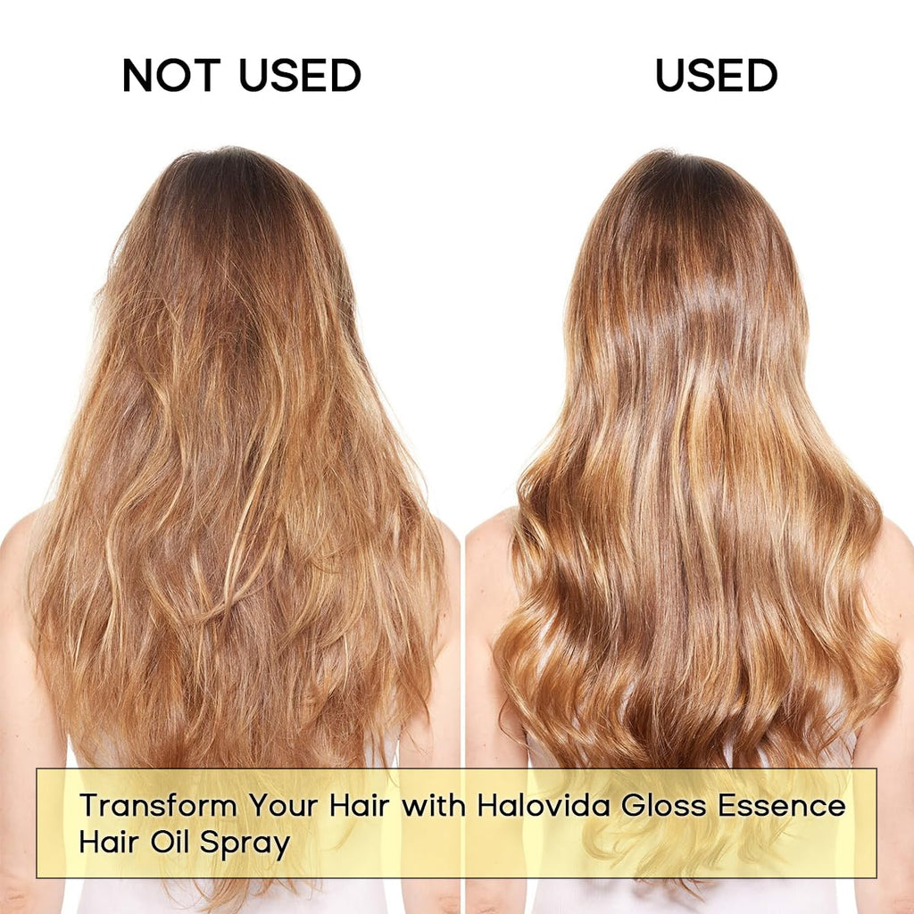 HALOVIDA Hair Oil – Heat Protectant, Frizz Control & Color Protection (2.71 fl oz)