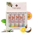 Hanalei Lip Balm & Moisturizer Variety Pack (5 Tubes) – Kukui Oil Hydration & Beeswax