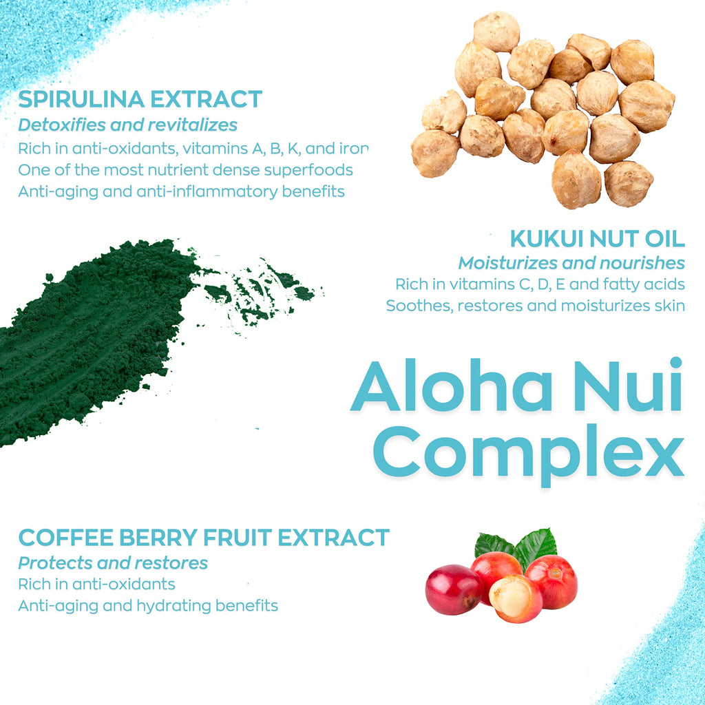 Hanalei Makai Marine Gel-Cream | Lightweight Hydration for Dry Skin | Vegan & Cruelty-Free, 1.7 fl oz