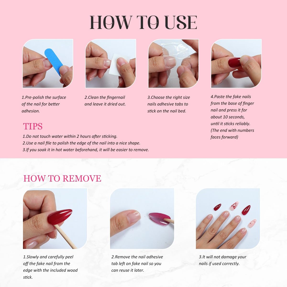 Handemade Thick Multi-Layer Gel Nail Press-On Nails – Short Duck Design with Water Droplets & Flower Gradient (10pcs)