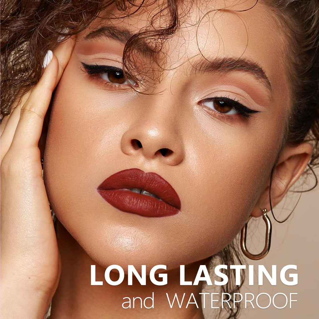 HANLADY Berry Pink Red Lipstick 3pc – Long-Lasting Matte, Vegan & Cruelty-Free Lip Color