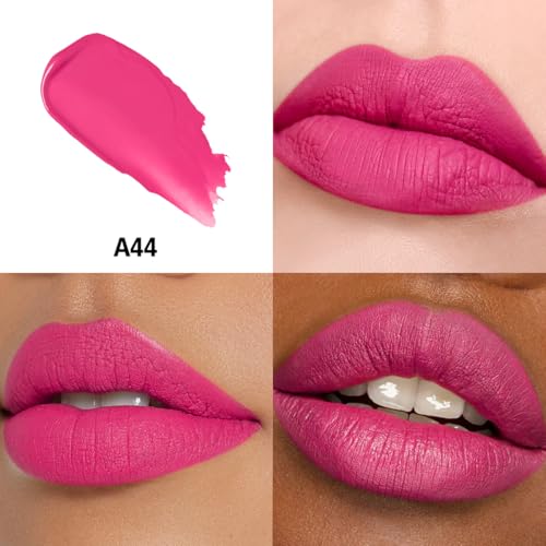 HANLADY Berry Pink Red Lipstick 3pc – Long-Lasting Matte, Vegan & Cruelty-Free Lip Color