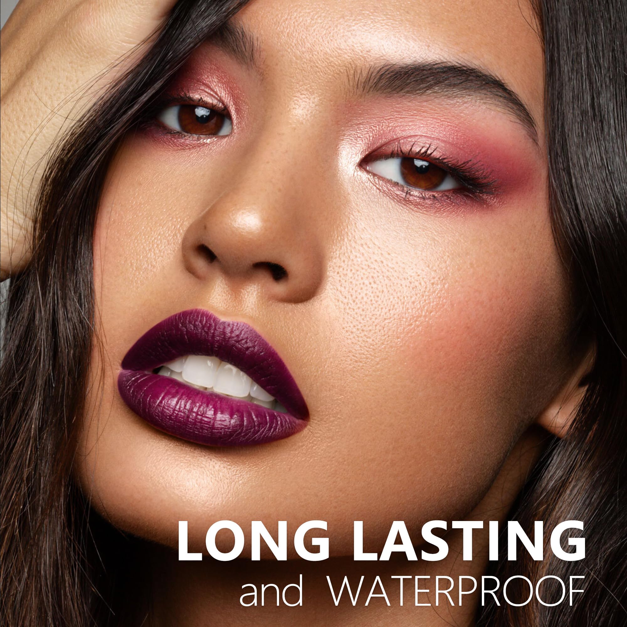 HANLADY Berry Pink Red Lipstick 3pc – Long-Lasting Matte, Vegan & Cruelty-Free Lip Color