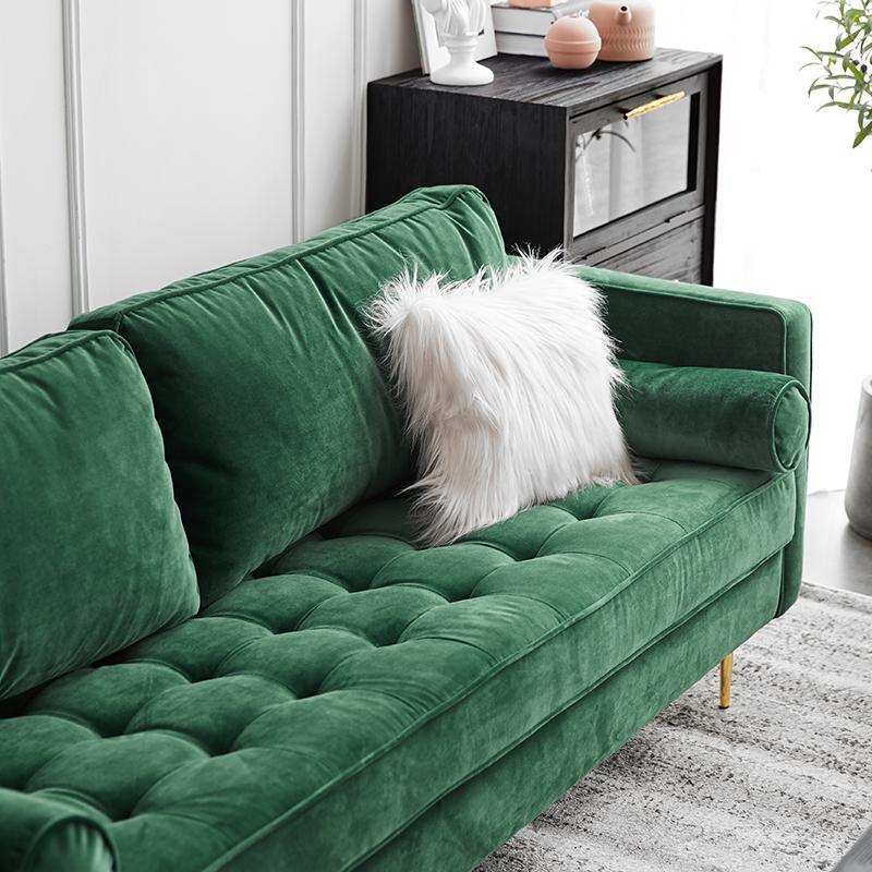 Hanoi Two Seater Sofa, Velvet