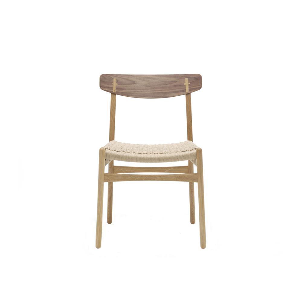 Classical Hans.W CH01 Rattan Dining Chair, Dark Oak