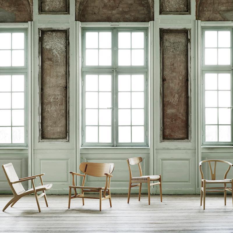Classical Hans.W CH01 Rattan Dining Chair, Dark Oak