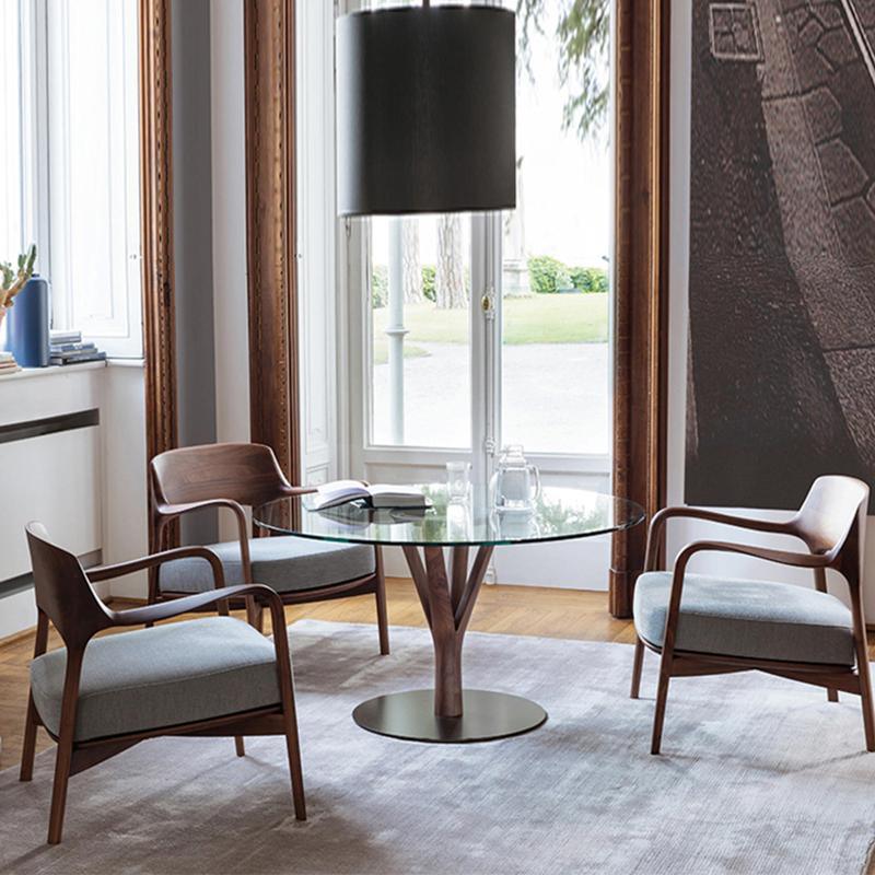 Hans Wegner Inspired Armchair, Dark Oak