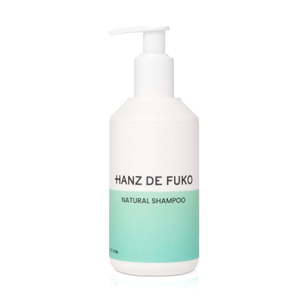Hanz de Fuko Premium Natural Shampoo – Sulfate & Paraben Free, 8 oz, 16+ Plant Extracts