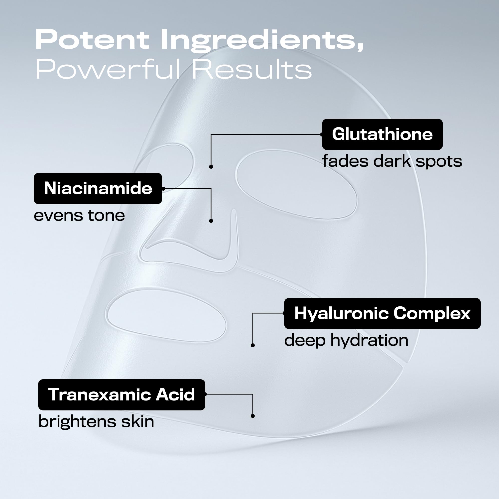 HAPA KRISTIN Glutathione Hydrogel Mask – Glass Skin Overnight Radiance