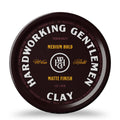 Hardworking Gentlemen Medium Hold Hair Clay – Matte Finish, 3 oz, Made in USA