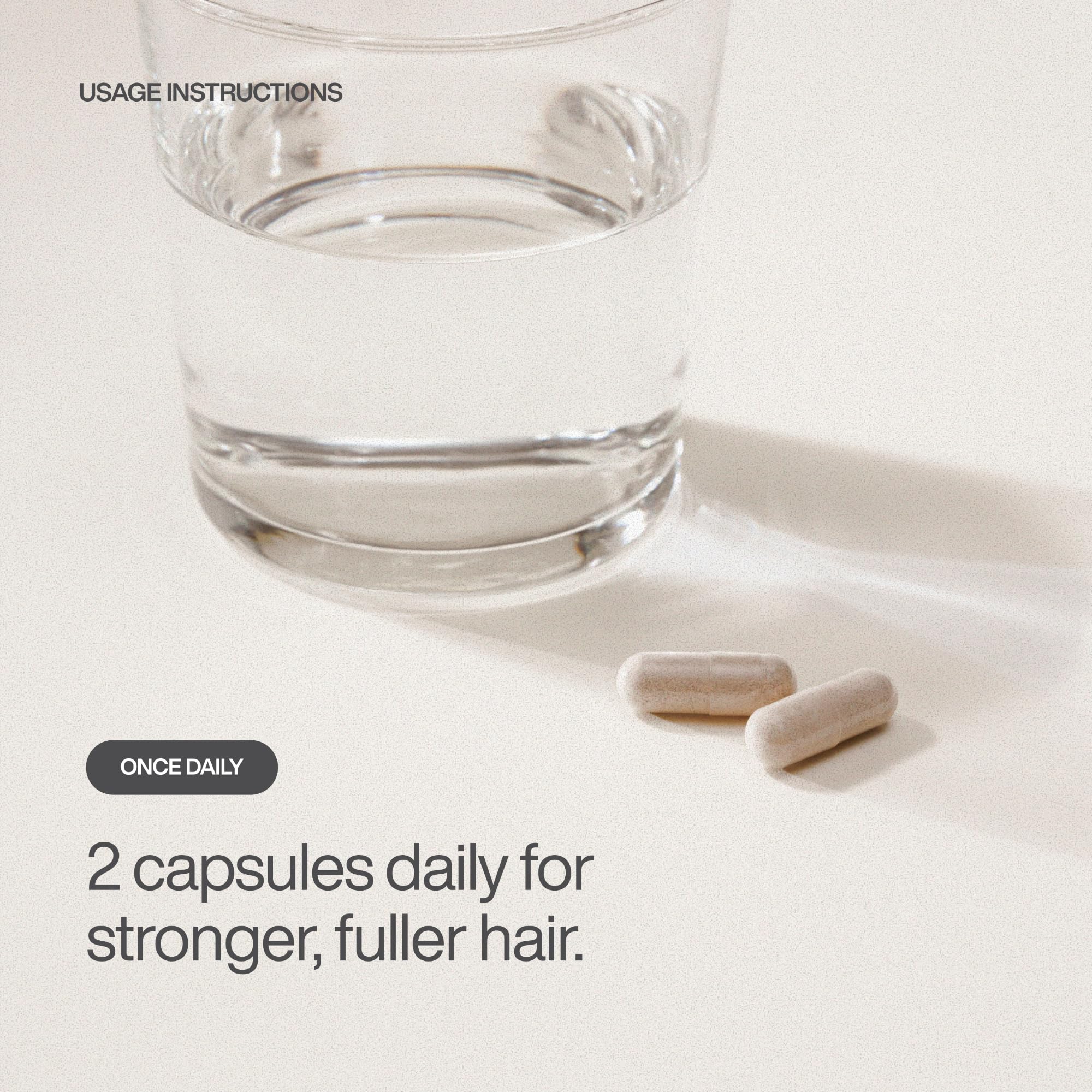 Harklinikken Hair Supplement – 60 Capsules for Thicker, Denser Hair (Men & Women)