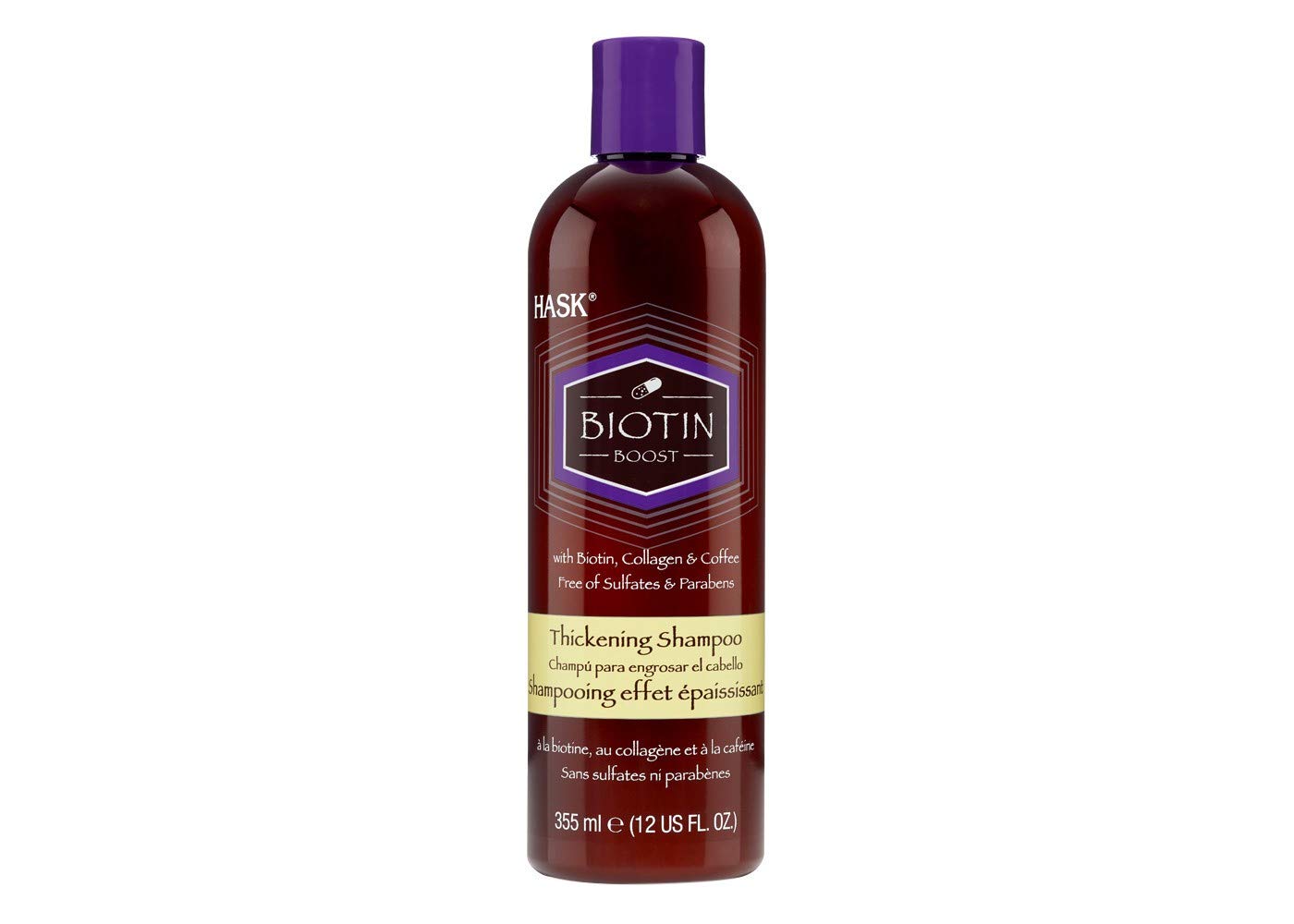 HASK Biotin Boost Thickening Shampoo – 15 fl oz | Volumizing for Fine Hair
