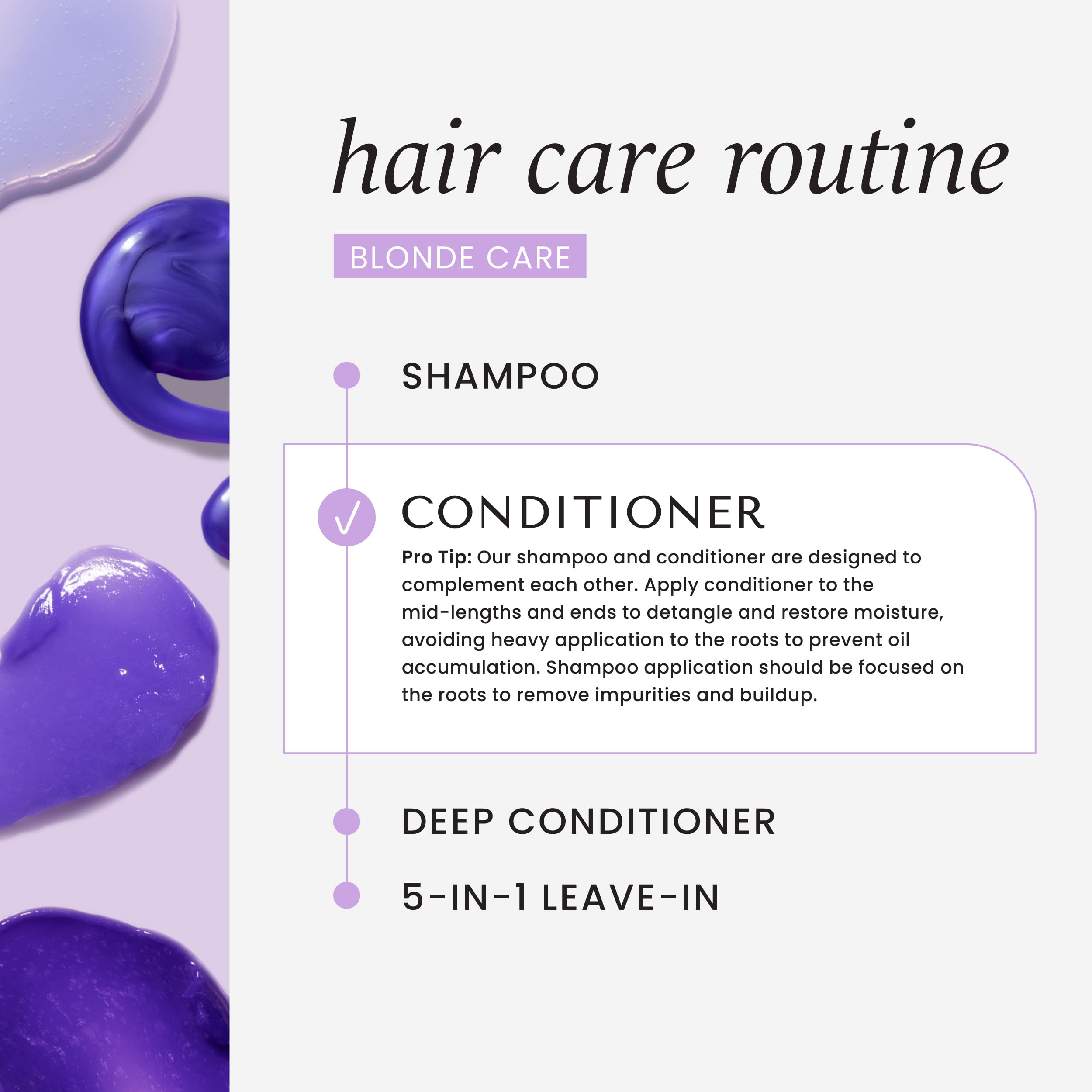 HASK Blonde Care Shampoo + Conditioner Set | Sulfate-Free, Gluten-Free, Vegan, Color Safe | 12oz Each