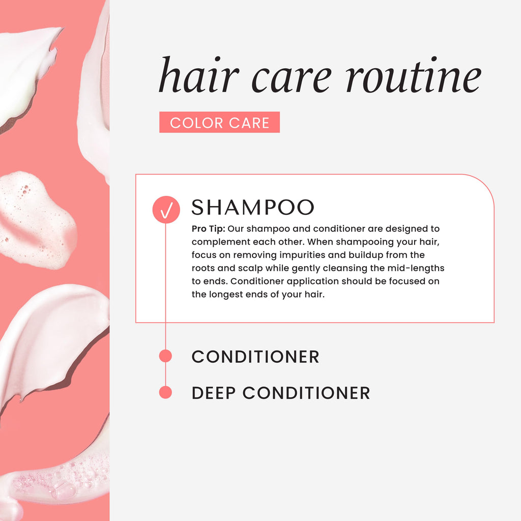 HASK Color Care Shampoo + Conditioner Set for Color-Treated Hair | Sulfate-Free, Vegan, Cruelty-Free