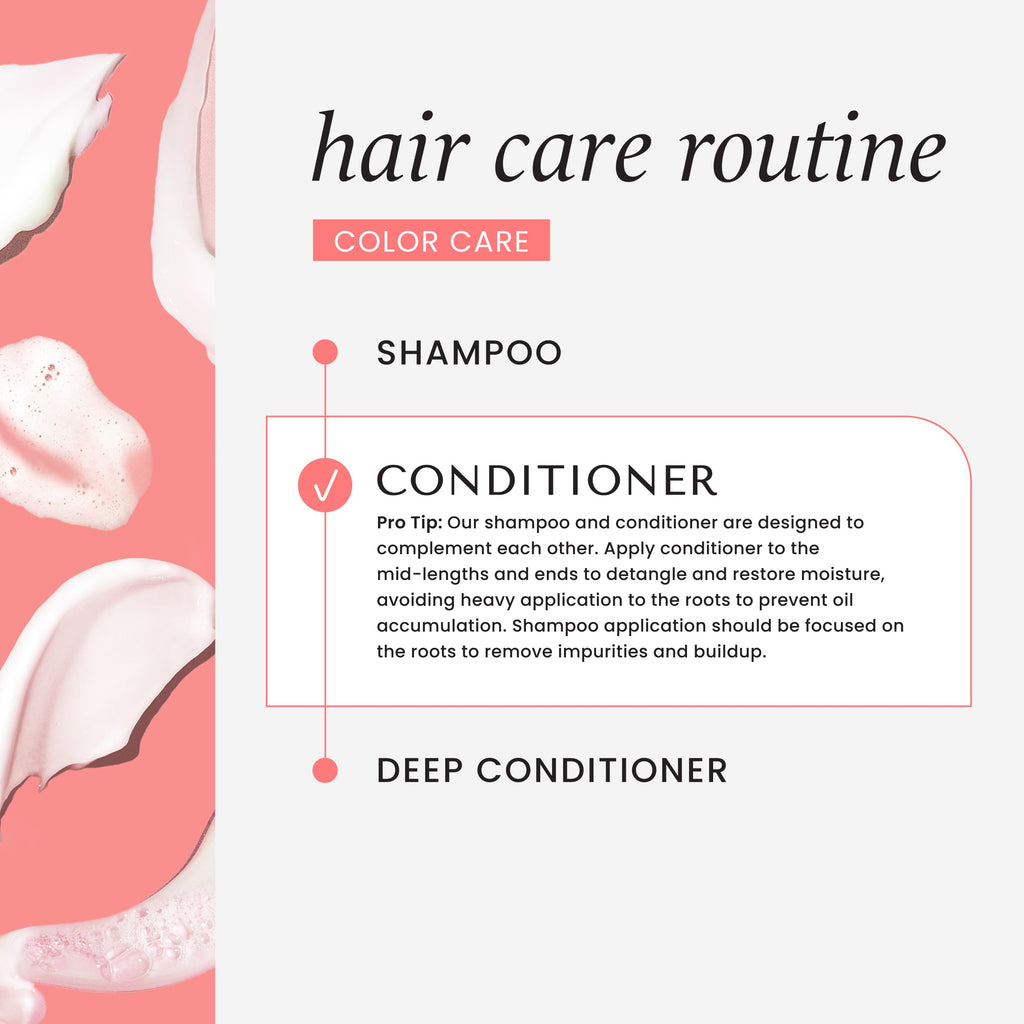 HASK Color Care Shampoo + Conditioner Set for Color-Treated Hair | Sulfate-Free, Vegan, Cruelty-Free