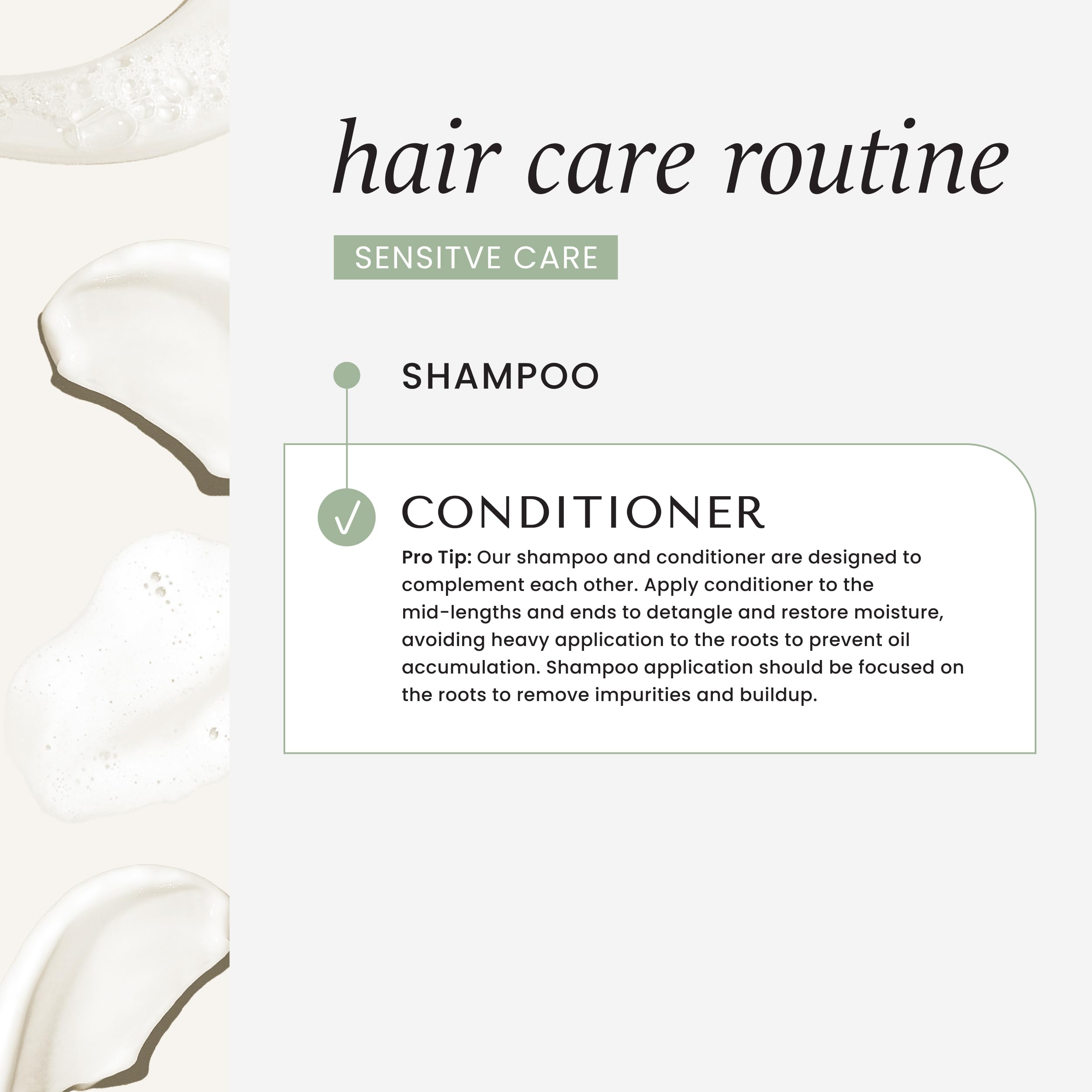 HASK Sensitive Care Shampoo + Conditioner Set - Fragrance-Free, Sulfate-Free, Vegan, Color Safe (12 oz each)