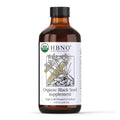 HBNO Organic Black Seed Oil - 8oz Glass Bottle | USDA Certified Organic, Cold-Pressed Nigella Sativa