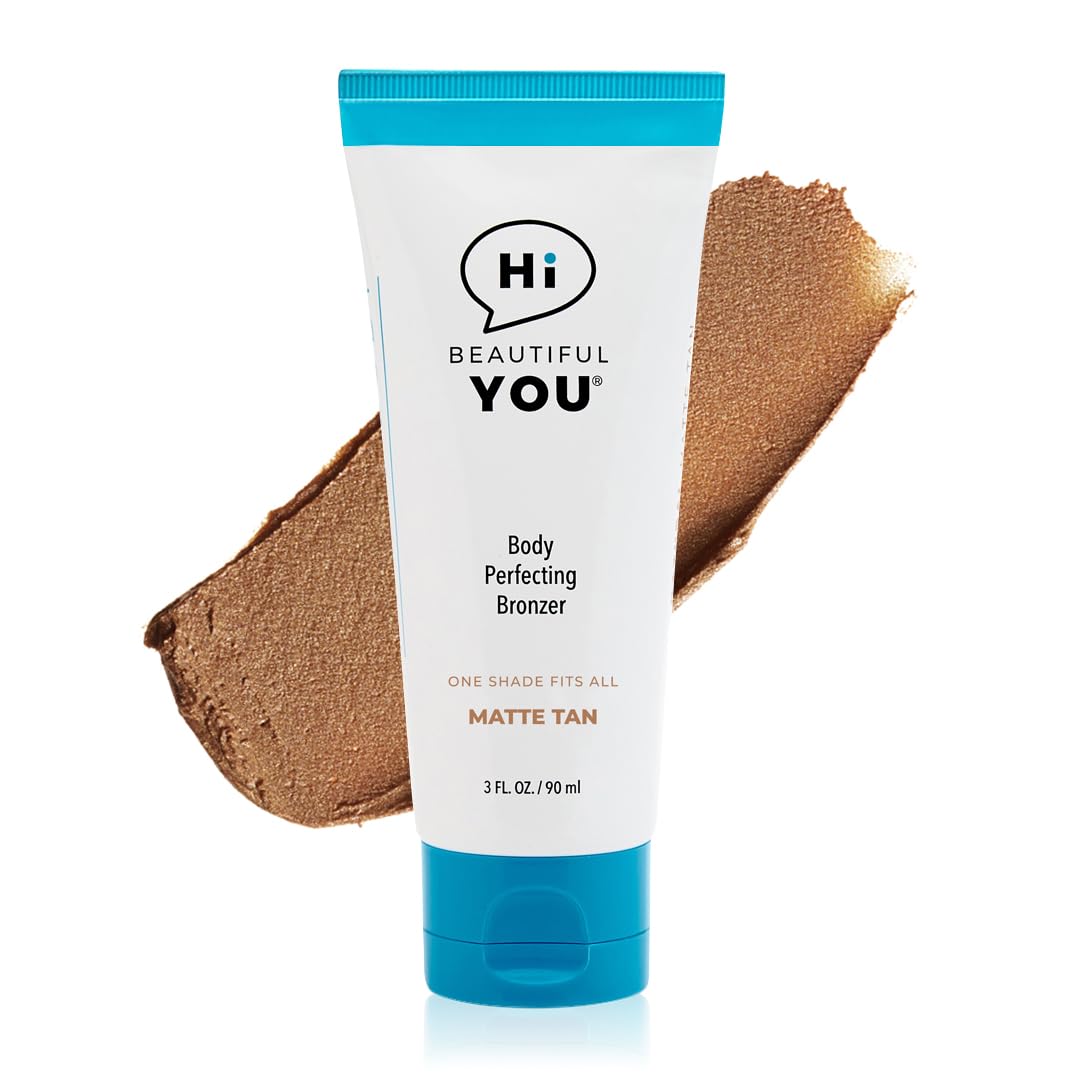 BE YOU BODY by HBY | Body Perfecting Bronzer – Instant Sunless Glow, Transfer- and Sweat-Resistant