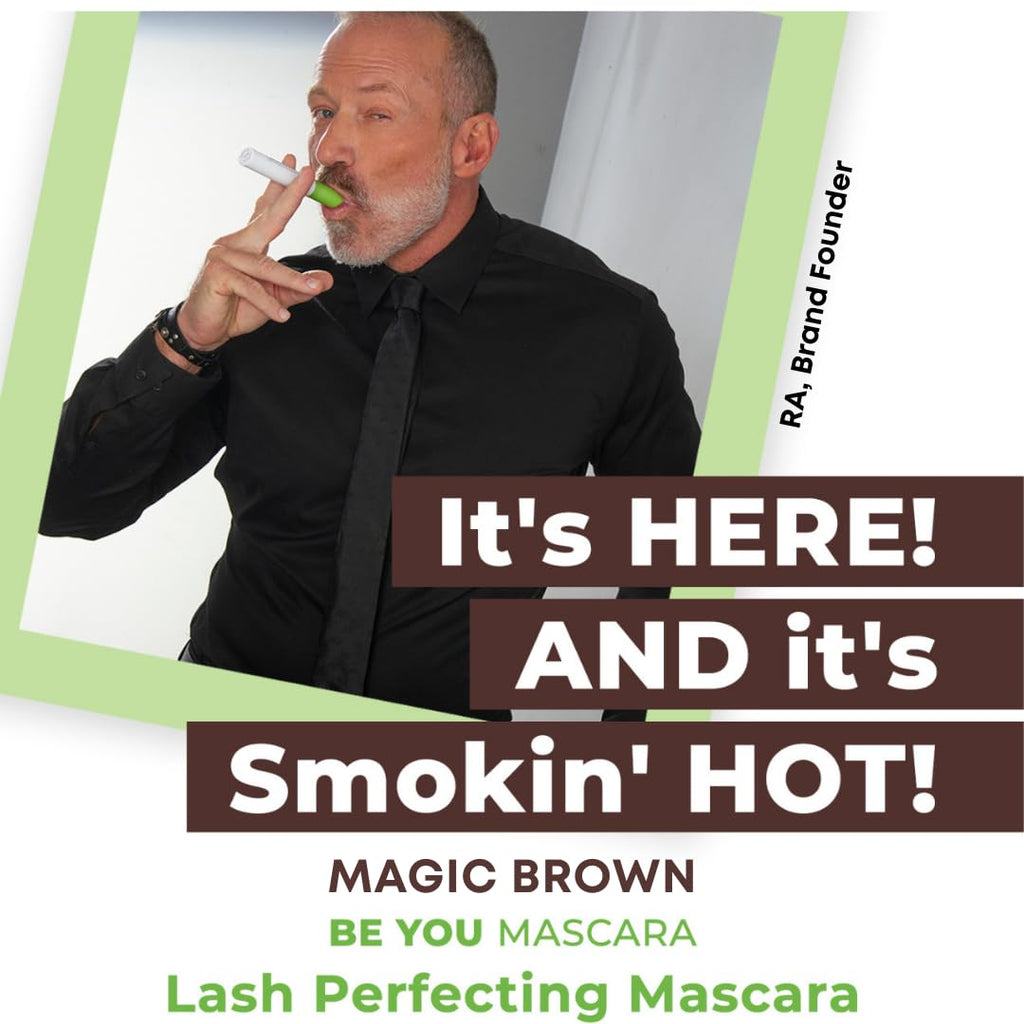 NEW! MAGIC BROWN BE YOU MASCARA by HBY – Lash Perfecting Gel, Buildable & Vegan