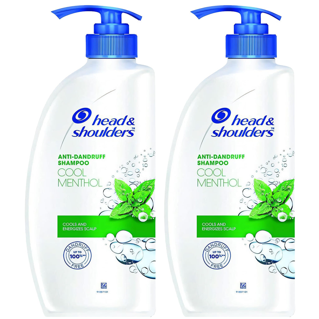 Head & Shoulders Cool Menthol Anti-Dandruff Shampoo – 2 Pack, 22 oz Pumps