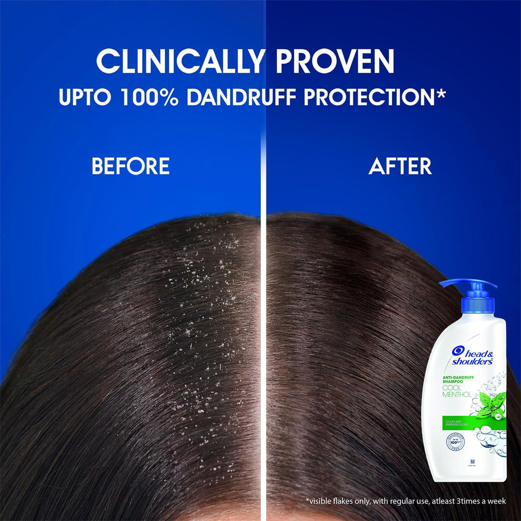 Head & Shoulders Cool Menthol Anti-Dandruff Shampoo – 2 Pack, 22 oz Pumps