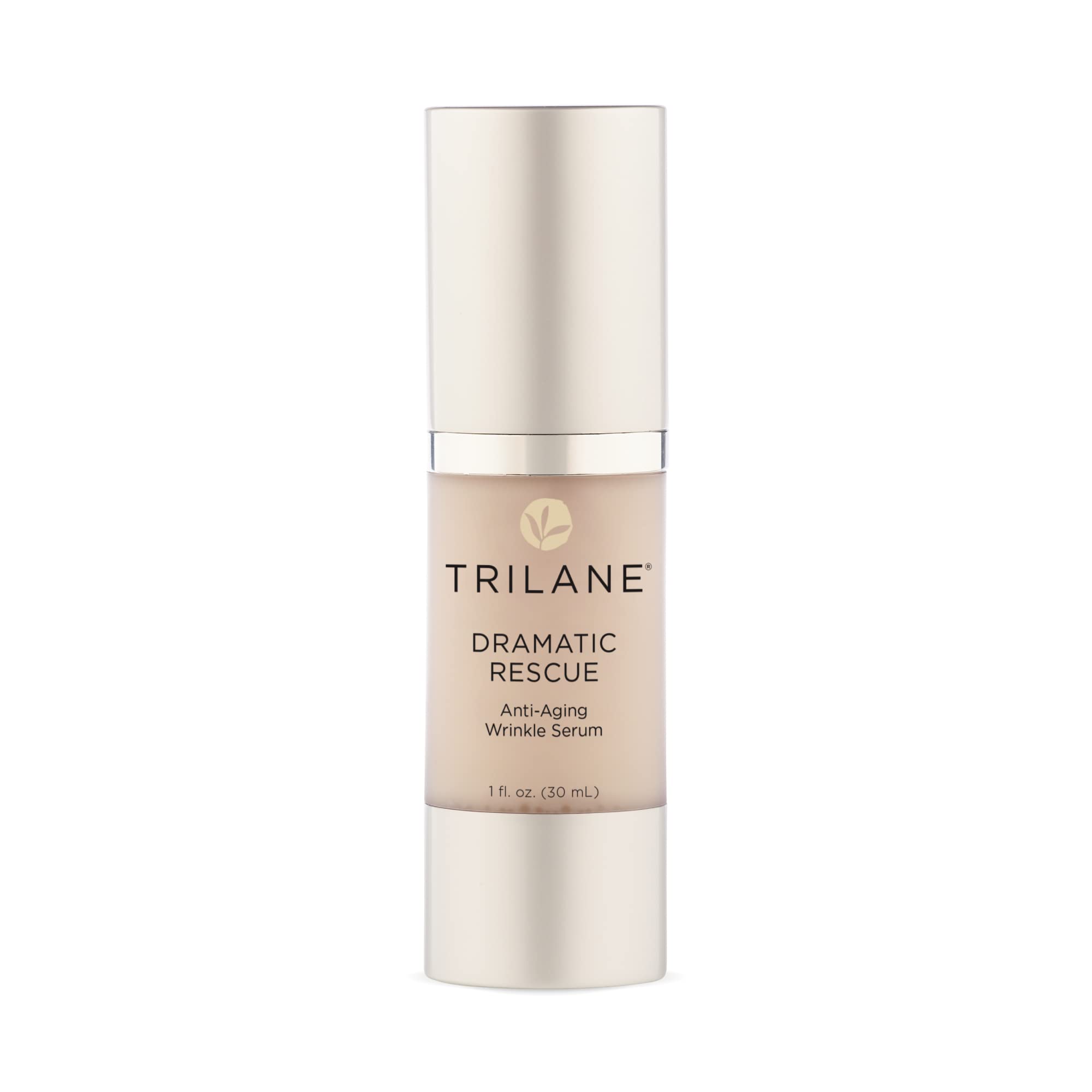 Healthy Directions Trilane Dramatic Rescue Anti-Aging Serum – Olive Squalane, Peptides, Cruelty-Free, 1 oz
