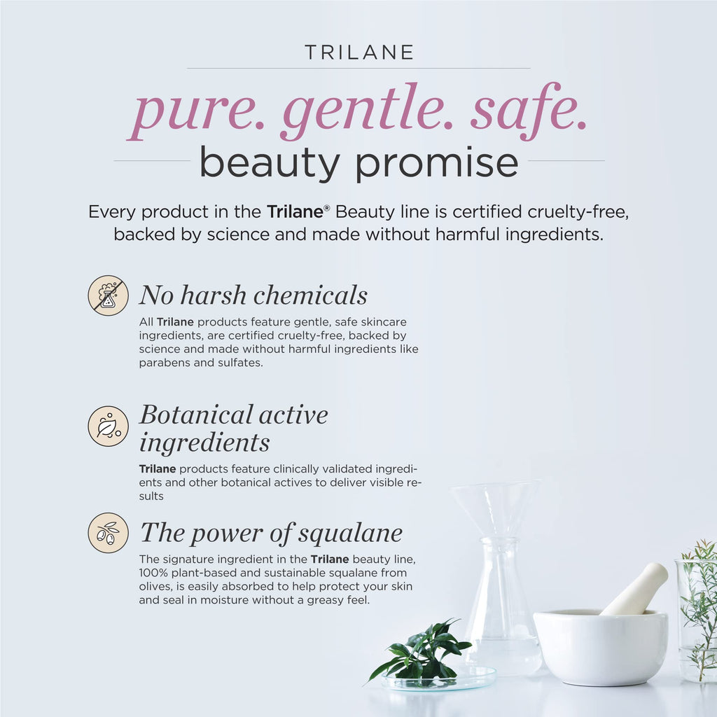 Healthy Directions Trilane Dramatic Rescue Anti-Aging Serum – Olive Squalane, Peptides, Cruelty-Free, 1 oz