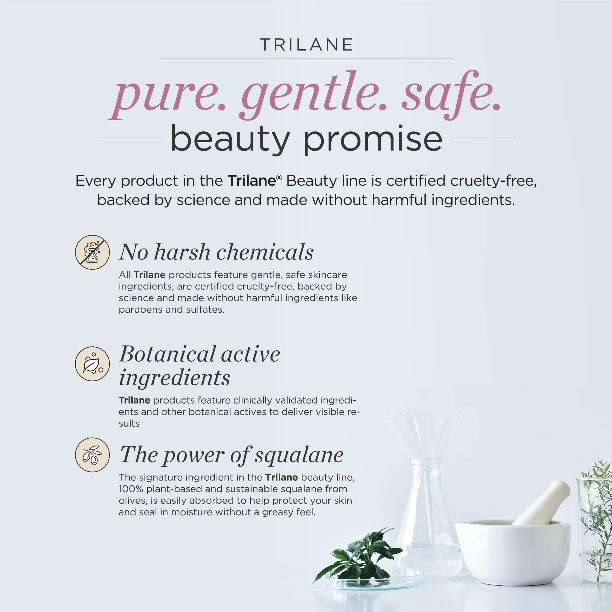 Healthy Directions Trilane Dramatic Rescue Anti-Aging Serum – Olive Squalane, Peptides, Cruelty-Free, 1 oz