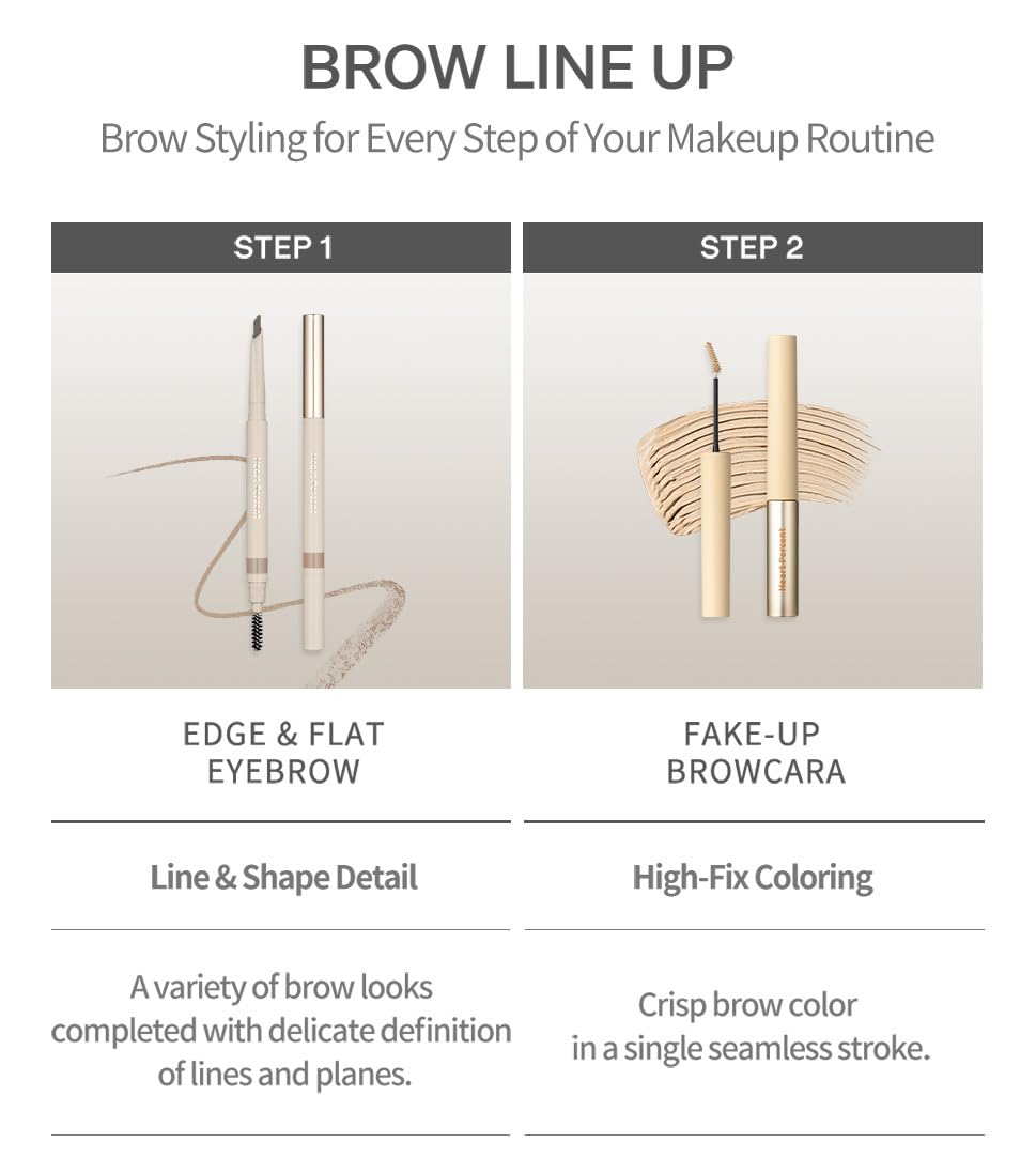 Heart Percent Dote On Mood Browcara 04 Ash Pink – Waterproof, Long-Lasting Brow Color Mascara