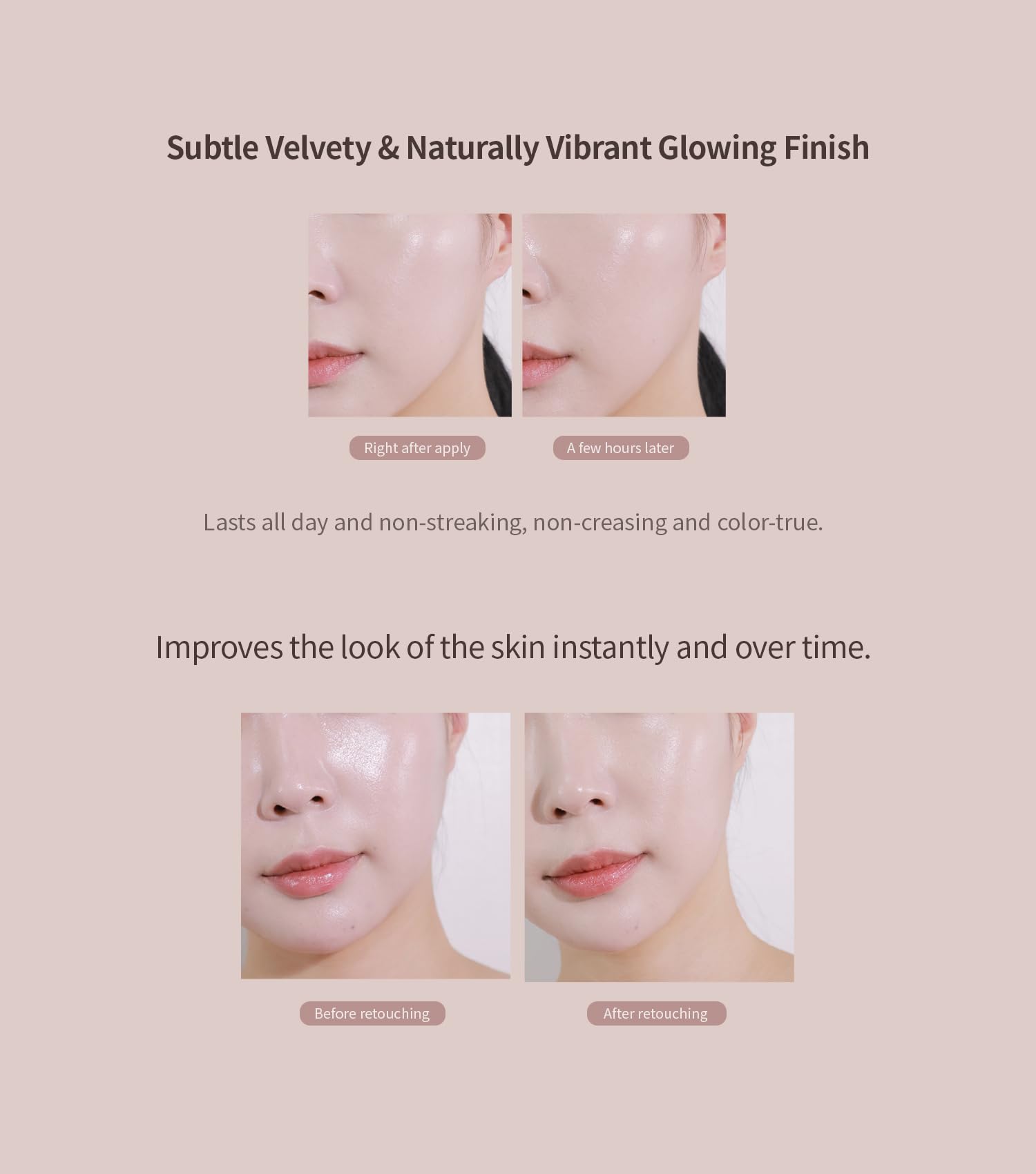 Heart Percent Dote on Mood Layer Cushion SPF 50+/PA+++ with Refill – Satin Glow Full Coverage Foundation (#23N)