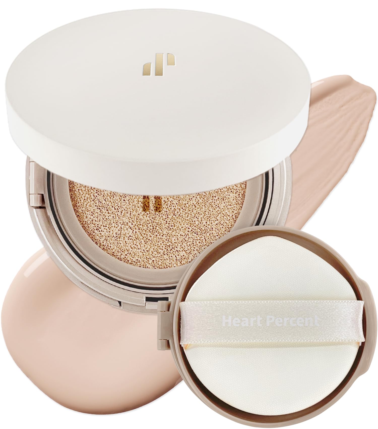 Heart Percent Dote on Mood Layer Cushion SPF 50+/PA+++ #21P – Full Coverage Foundation