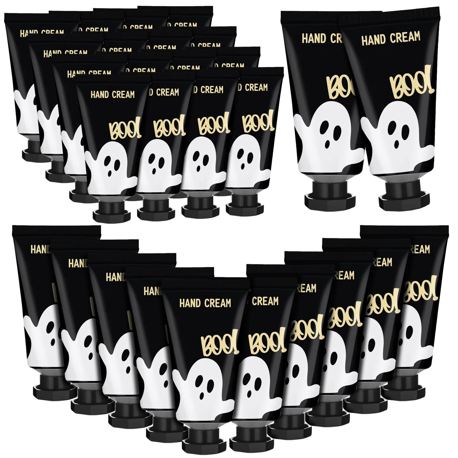 Heigble 48-Count Halloween Ghost Hand Cream Set – 30ml Travel-Size Gift Pack