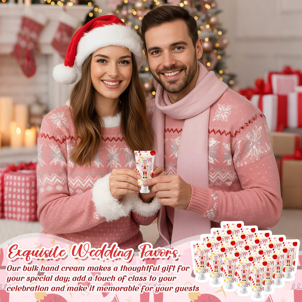 Heigble Nutcracker Hand Cream Gift Set – 50 x 1oz Travel Size Christmas Gifts