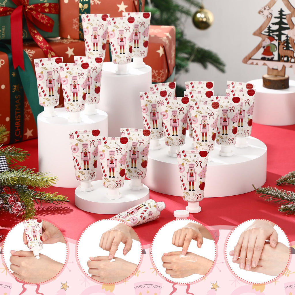 Heigble Nutcracker Hand Cream Gift Set – 50 x 1oz Travel Size Christmas Gifts